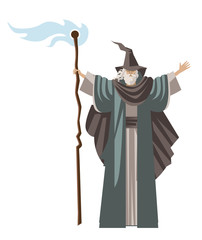 old wise magician fantasy wizard 