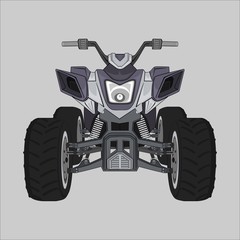 vector illustration motor atv sherp monster © inferno_studio3