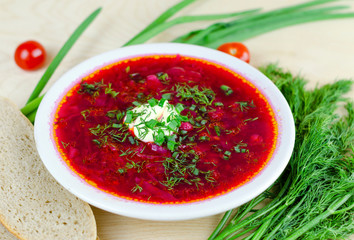 borsch tomato soup