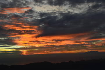Obraz premium sunrise clouds