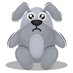 Cute Dog Mascot Cartoon Design Vector