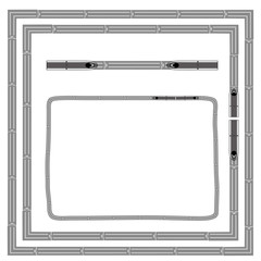 プラレール風パターンブラシ