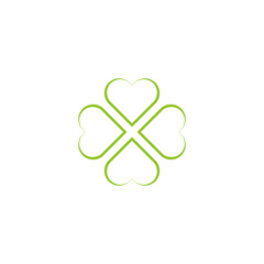 Clover Leaf Logo Design Vector illustration