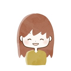 Fototapeta premium 女性 かわいい