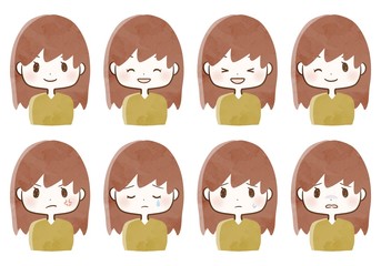 Fototapeta premium 女性 かわいい