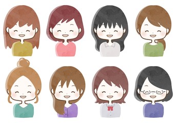 女性　かわいい