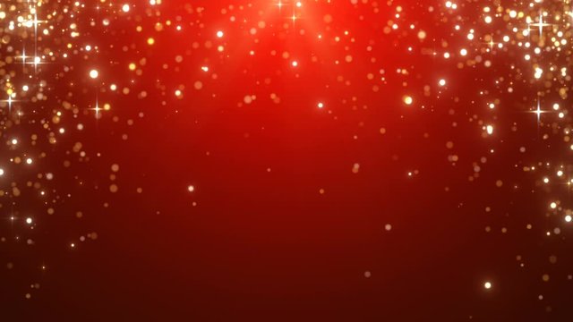 red sparkles magic light background glitter
