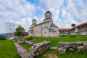 Fototapeta na wymiar Orthodox monastery Mileseva in Serbia...