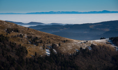 Hohneck in den Vogesen im Winter