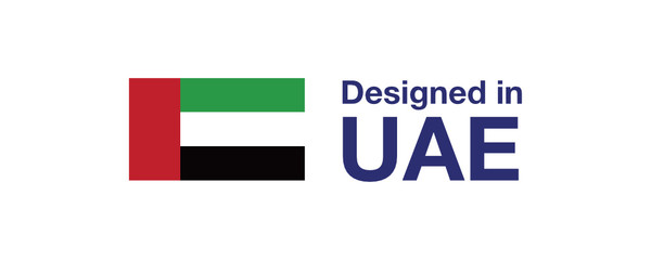Designed in UAE Icon Symbol