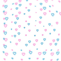 seamless pattern with hearts, abstract background