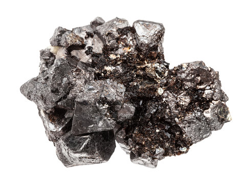 crystalline Magnetite (lodestone, iron ore) stone