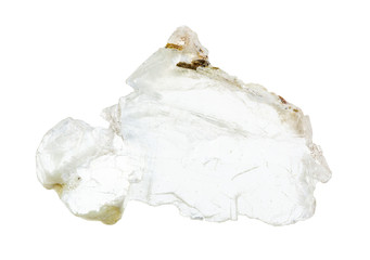 unpolished lamina of Brucite rock isolated