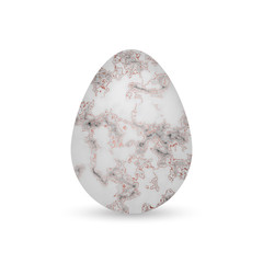 Easter Egg Marble and  Gold vector