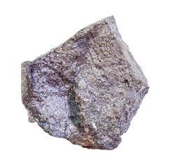 rough Bornite (peacock copper) rock isolated