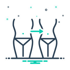 mix icon for reduction