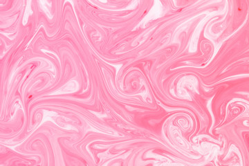 ピンク インク アブストラクト 春 水彩 背景