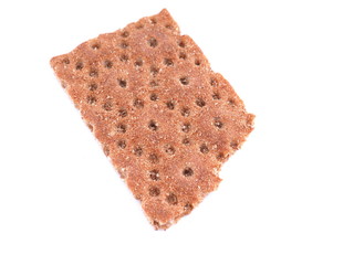 dry bread rolls on a white background