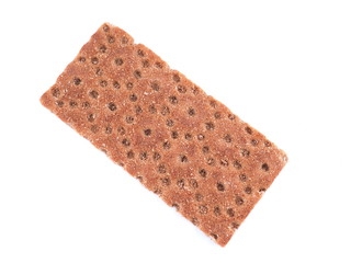 dry bread rolls on a white background