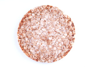 dry bread rolls on a white background