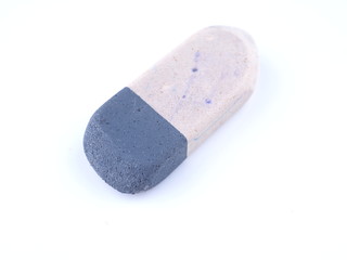 eraser on a white background