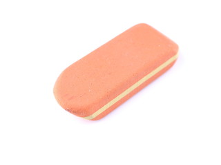 eraser on a white background