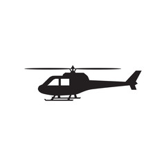 Fototapeta na wymiar Helicopter icon logo design vector template