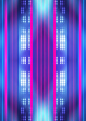 Dark abstract futuristic background. Neon glow, light lines, shapes. UV light.