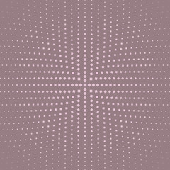 Geometrical halftone abstract round square pattern background - vector graphic design