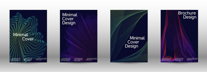 Cover design template set 