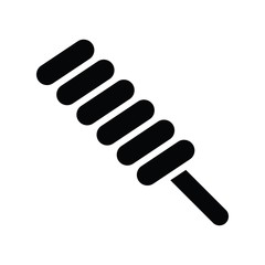 sweets and candy related ice cream vector in solid design