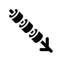 marshmallows with wooden stick related sweets and candy vector in solid design