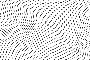 Naklejka premium Vector dots illustration. Halftone abstract background.