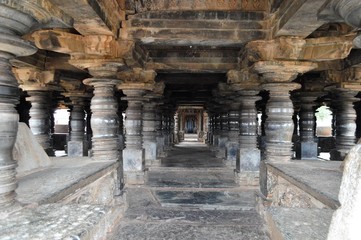 Fototapeta na wymiar Veera Narayana Hoysala temple , Belavadi, Karnataka, India