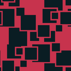 Geometric seamless pattern. Square