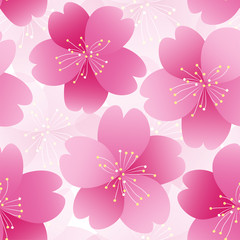 Sakura flower seamless pattern element. Texture for backgrounds.