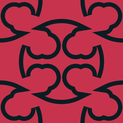 seamless geometric abstract pattern