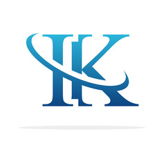 Creative IK logo icon design
