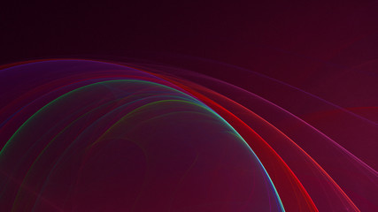 Fractal 3D rendering abstract and shiny background