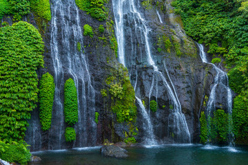 Banyumala twin waterfalls in Bali, Indonesien