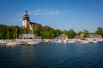 Obraz premium The guest harbor of Naantali, Finland