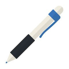 Pen flat color vector icon