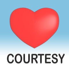 COURTESY - attitude concept