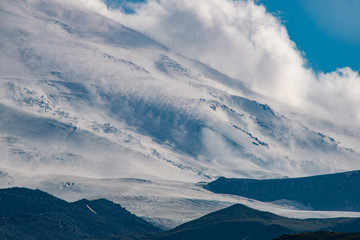 Fototapeta na wymiar View of Mount Elbrus.
