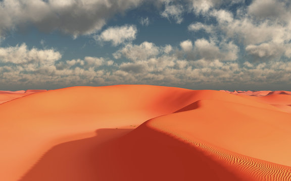 Sandwüste mit Hügeln
