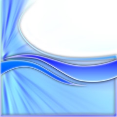 background with blue waves