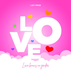 Valentine's day template, Heart shape vector