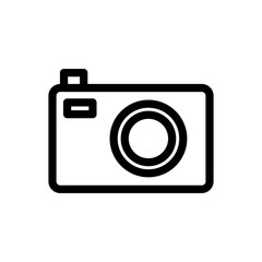 Camera Trendy Flat Icon Design