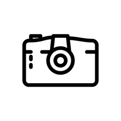 Camera Trendy Flat Icon Design