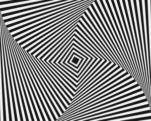 optical illusion of abstract background with wavy pattern dark gray white striped swirl